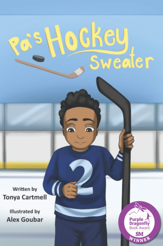 Pa's Hockey Sweater | Purple Dragonfly Book Award Winner 2023
